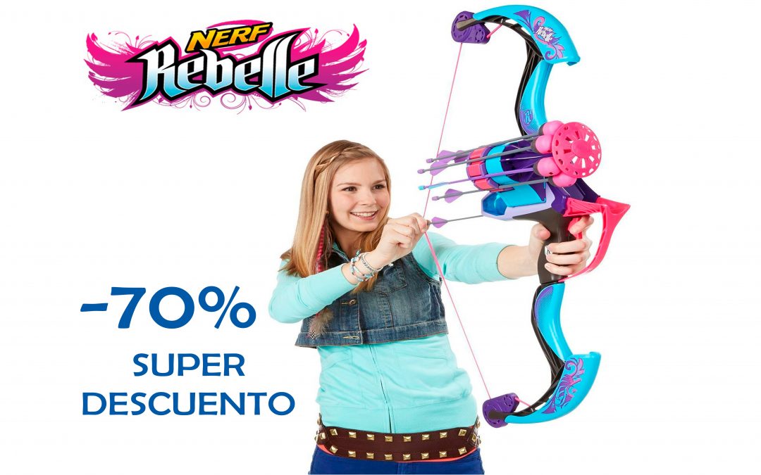 Super descuento +70% en Nerf Rebelle Arrow Revolution Bow