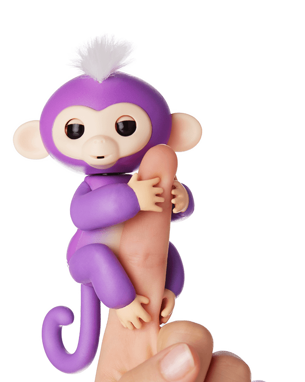 Fingerlings Monito Mia Púrpura