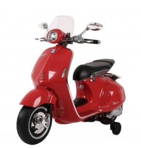 Vespa a Baterias 6 Voltios Roja