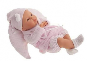 Muñeca Bimba Cojin Rosa 37 Cms